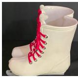 LL-ST - Department 56 Skates Planter With Faux Fir Branches
