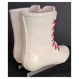 LL-ST - Department 56 Skates Planter With Faux Fir Branches