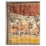 LL-ST - Vintage Textile Bullfight Wall Tapestry