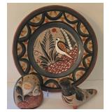 LL-FR - Mexican Folk Art Bird Decor Set (3 Pieces)