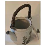 K - Vintage Japanese Tea Pot & 6 Mugs Ceramic Tea Set