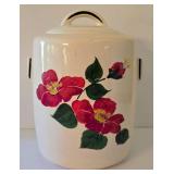 K - Vintage McCoy Floral Canister