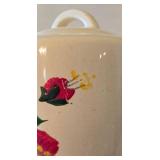 K - Vintage McCoy Floral Canister