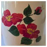 K - Vintage McCoy Floral Canister