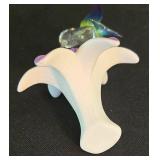 K - Glass Baron Hummingbird Rose Vine, Hummingbirds in Love & Vanity Tray Mixed Lot