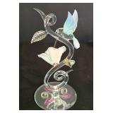 K - Glass Baron Hummingbird Rose Vine, Hummingbirds in Love & Vanity Tray Mixed Lot