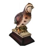 K - Ceramic Bird Figurine Trio UCG Marked