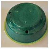 K - Vintage Mid-Century Modern Green Pottery Pitcher & Danish Modernist Burner Mixed Lot