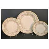 K - Vintage Lenox Castle Garden China Dinner Service (Lot of 62)