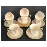 K - Vintage Lenox Castle Garden China Dinner Service (Lot of 62)