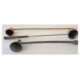 K - Vintage Brass Candle Snuffers & Wick Trimmer (Lot of 3)