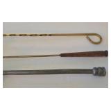 K - Vintage Brass Candle Snuffers & Wick Trimmer (Lot of 3)