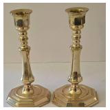K - Brass Candlestick Set of 3 Pairs