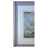 K - Vintage Lady With Parasol Framed Print