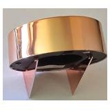 K - Copper Decor Pedestal Bowl, Kettle & Clock Mixed Lot