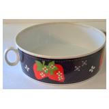 K - Vintage Georges Briard Strawberry Denim Casserole Mixed Lot