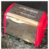 K - Red Kitchen Decor Mixed Lot Proctor Silex Toaster, Apple Candle and  Ice Bucket