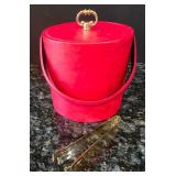 K - Red Kitchen Decor Mixed Lot Proctor Silex Toaster, Apple Candle and  Ice Bucket