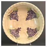 K - Vintage McCoy Grape Motif Ceramic Vase & Bowl Tabletop Lifestyles Chianti