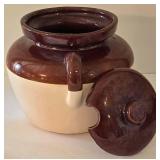 K - Bean Crock & Soup Mugs McCoy Pottery (Lot of 5)