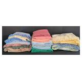 K - Tablecloth Assortment Cloth Rectangle Oval Round Mixed Lot