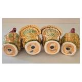 K - Thanksgiving Turkey Decor & Salt & Pepper Shakers Mixed Lot 14 Pieces
