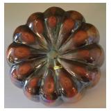 K - Pumpkin Soup Crock, Leaf Plate & Lacquered Pumpkin Bordalo Pinheiro Set