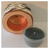 K - Candle Assortment - Yankee, Woodbridge, JoyBrite & Birch Holder