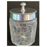 K - Crystal Canister Set, Candleholders, Vase & Tumbler Mixed Lot