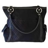 MBR - Tote Bag - Talbots Black Woven Trim