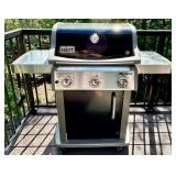 Weber Spirit Gas Grill With Cover & Propane Tank