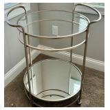 Glass & Metal Bar Cart