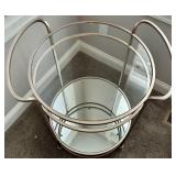 Glass & Metal Bar Cart