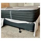 Pottery Barn Bed Frame, Beautyrest Black Hybrid Queen Mattress & Bedding Set