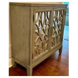 Entryway Accent Cabinet with mirrored doors