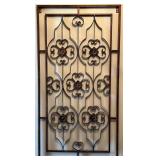 Wrought Iron Wall Decor Panel