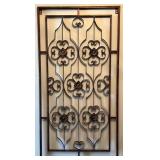 Wrought Iron Wall Decor Panel