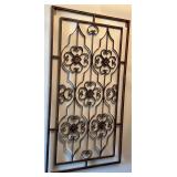 Wrought Iron Wall Decor Panel