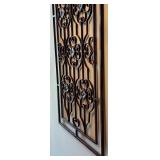 Wrought Iron Wall Decor Panel