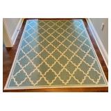 Monaco Ocean Port Turquoise Sand Area Rug