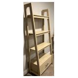 Light Wood Bookcase With Drawer
