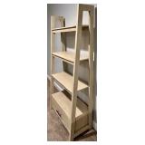 Light Wood Bookcase With Drawer