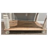 Rustic Wood Console Table With Drawer