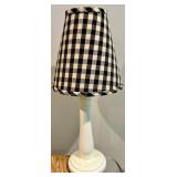 Framed Kitchen Print, Woven Top Stool and Lamp