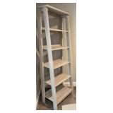 Light Wood Five-Shelf Bookcase