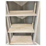 Light Wood Five-Shelf Bookcase
