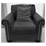 Ashley Furniture Grey Accent Chair - Matches lot 20