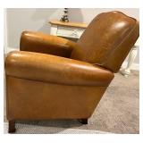 Room & Board Tobacco Brown Leather Recliner