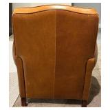 Room & Board Tobacco Brown Leather Recliner