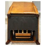 Room & Board Tobacco Brown Leather Recliner